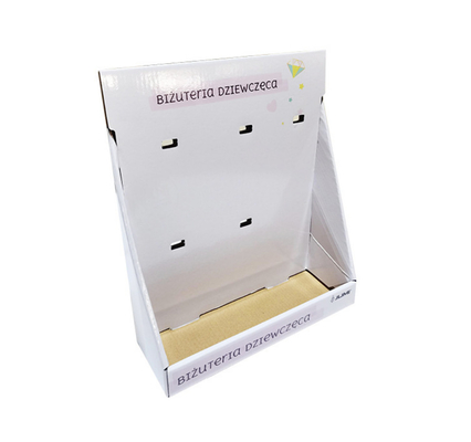 Corrugated Cardboard PDQ Display Boxes With CMYK 1C Offset Printing