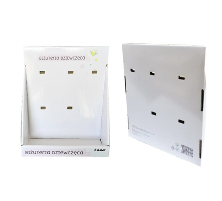 Corrugated Cardboard PDQ Display Boxes With CMYK 1C Offset Printing